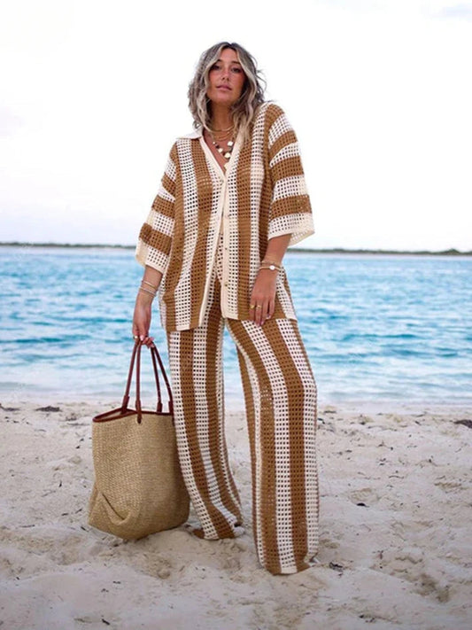 Boho Chic Women's 2 Piece Summer Clothing Set - Luxivelle