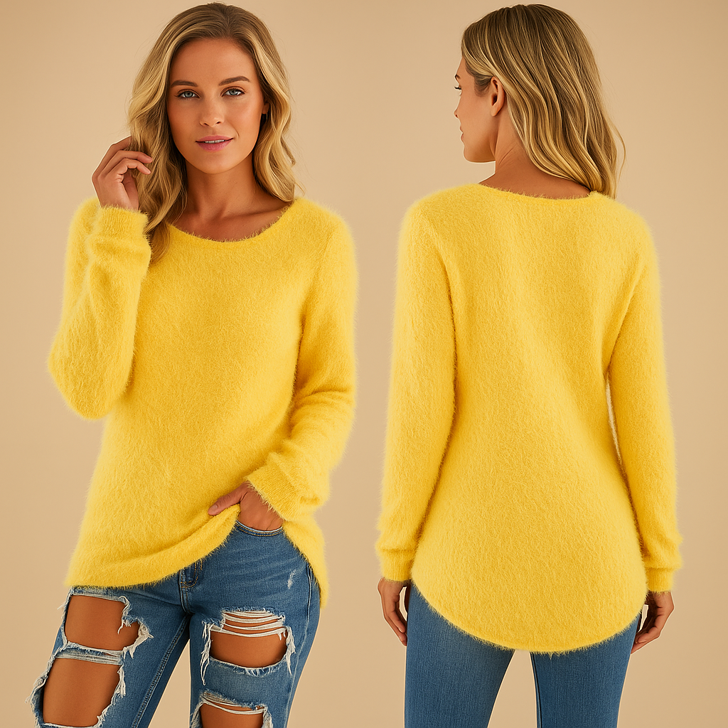 Soft Breathable Women's Cotton Pullover Sweater