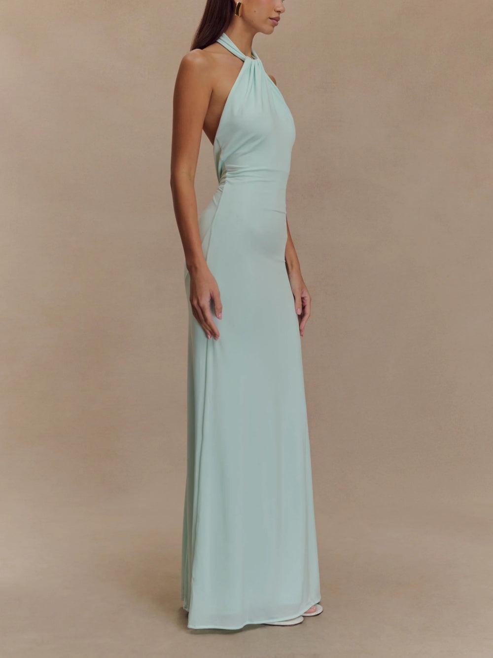 Elegant Women's Long Sleeve Maxi Dress