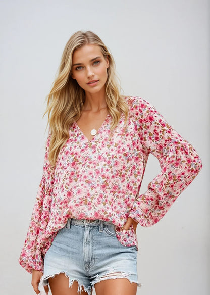 Moniek | Floral Blouse-1