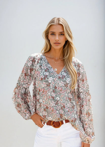 Moniek | Floral Blouse-5