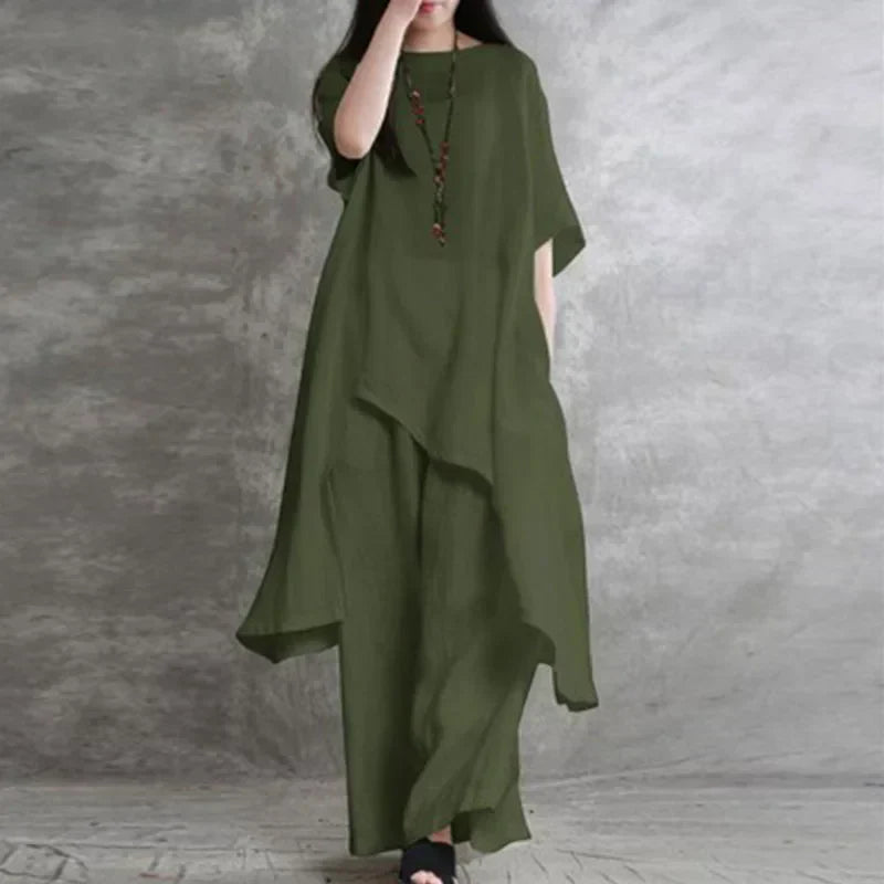 Andrada | Classic Cotton Shirt & Pants Set