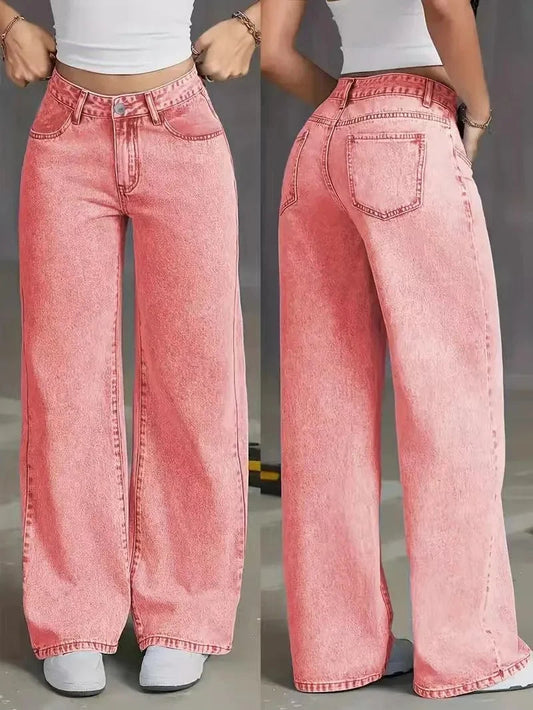 Andrea | Modern high waist baggy jeans