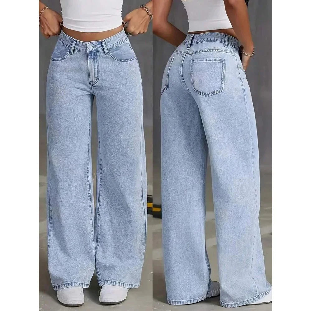 Andrea | Modern high waist baggy jeans