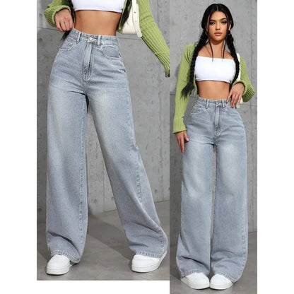 Andrea | Modern high waist baggy jeans