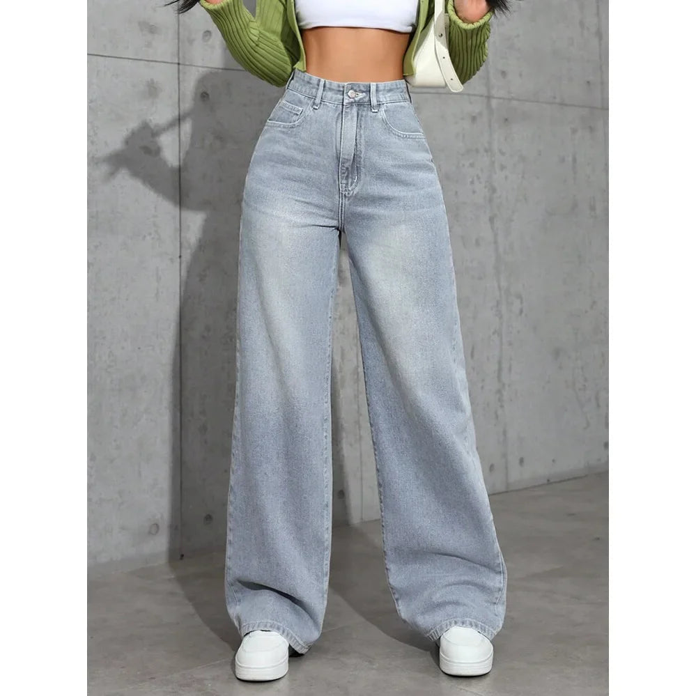 Andrea | Modern high waist baggy jeans