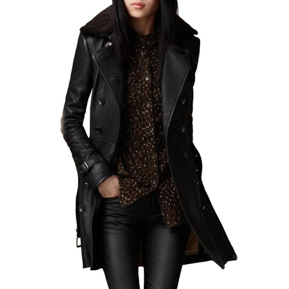 Angelika | Classic coat for winter Long elegant cut