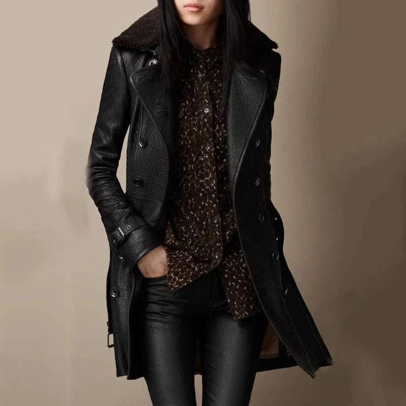 Angelika | Classic coat for winter Long elegant cut