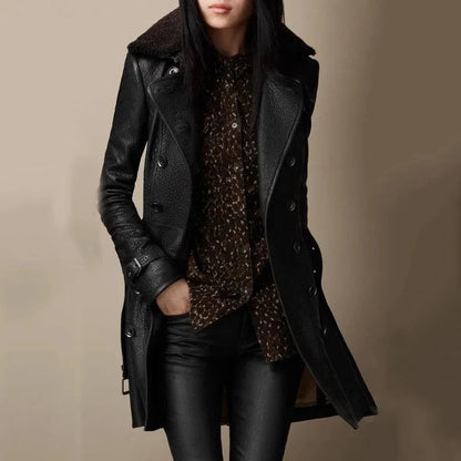 Angelika | Classic coat for winter Long elegant cut