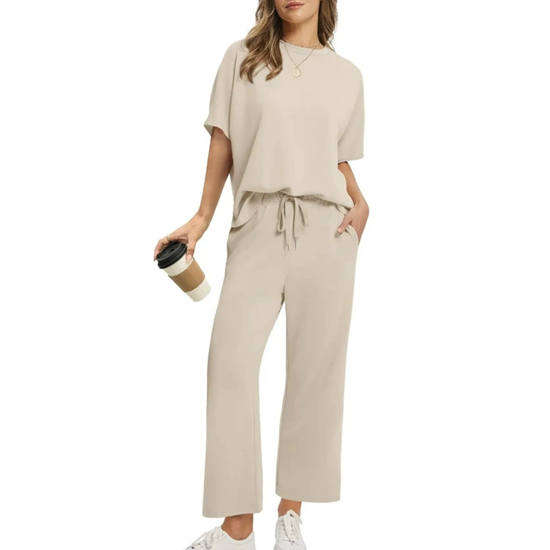 Relaxed Fit Women's Top and Pant Set - Luxivelle