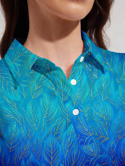 Colorful Navy UPF50+ Golf Shirt