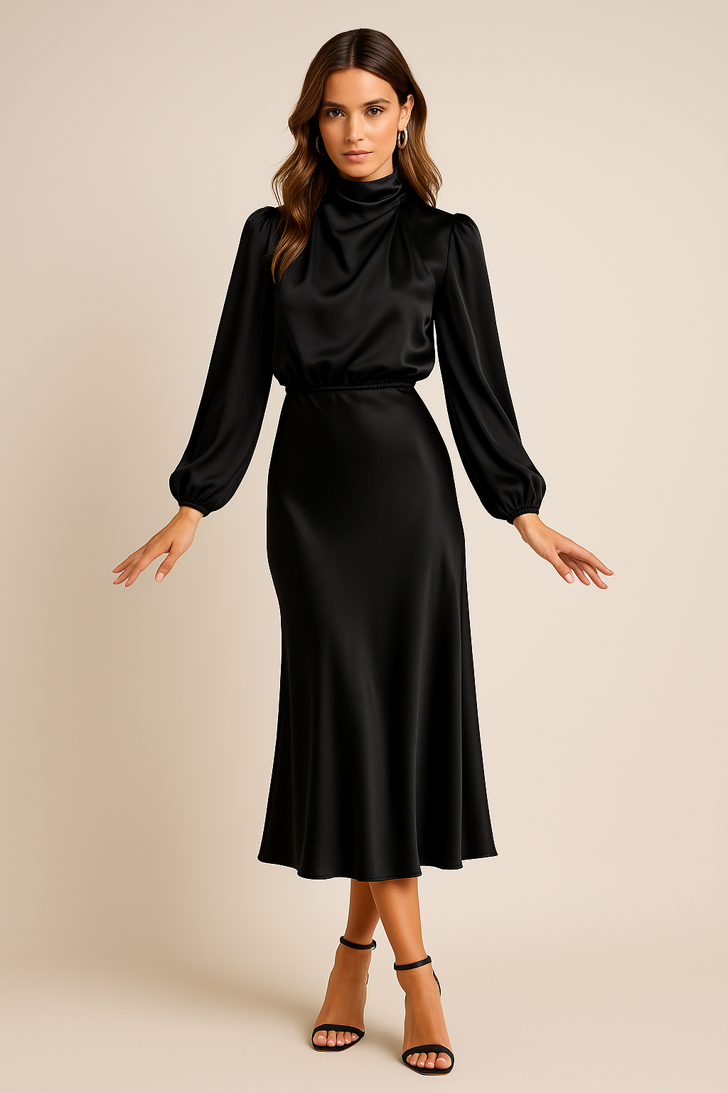 Classic Fit Ladies Midi Dress - Easy Summer Style