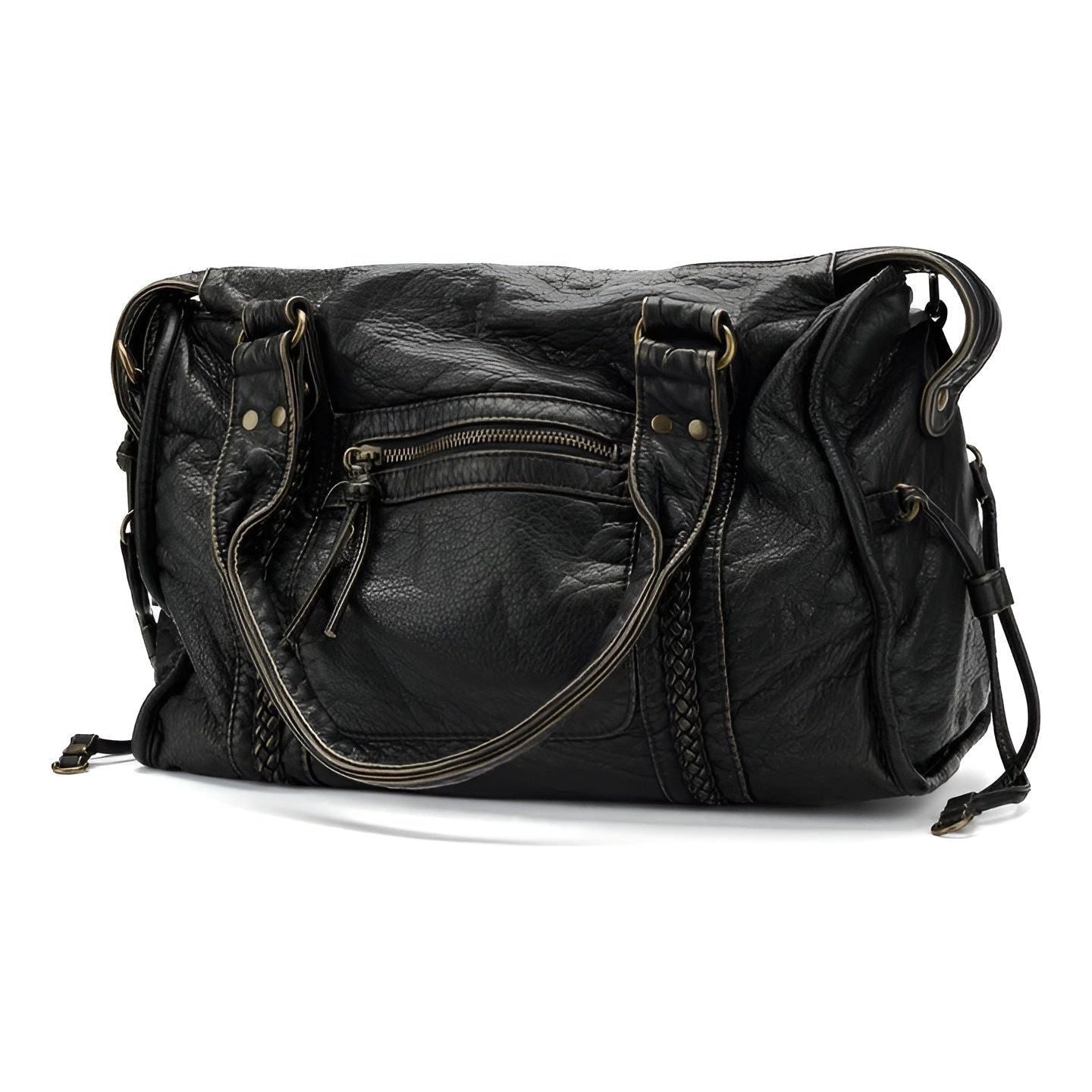 Premium Leather Tote Bag - Classic Stylish Handbag