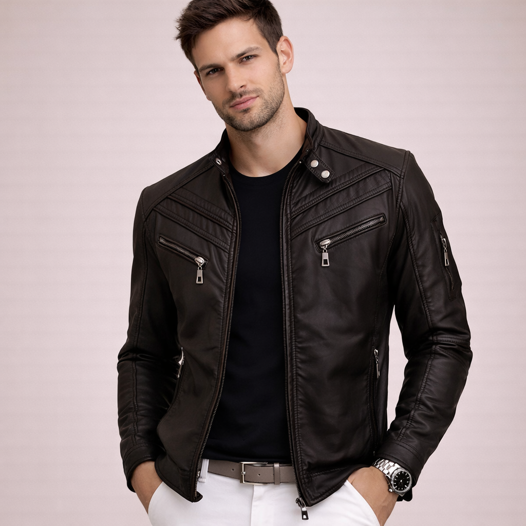 Anthony | Stylish & Comfortable Leather Jacket 5