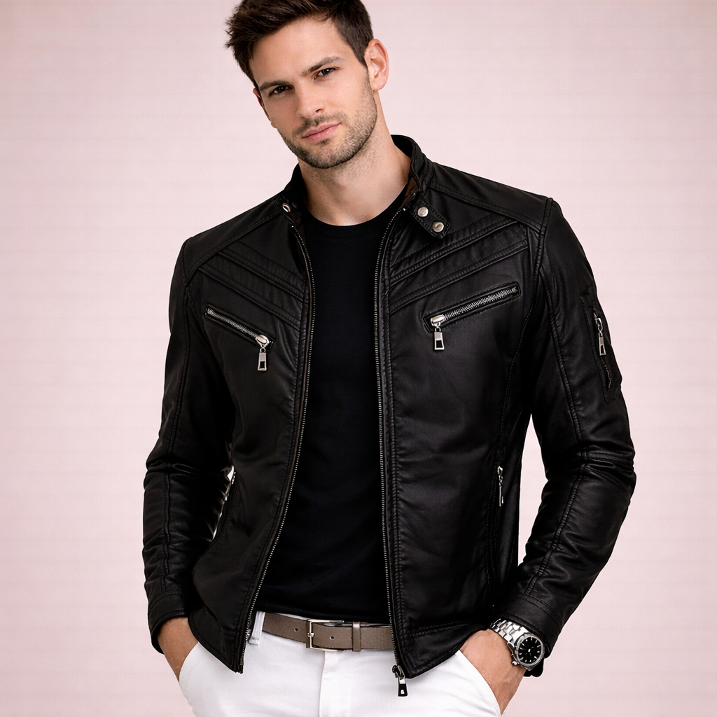Anthony | Stylish & Comfortable Leather Jacket 6