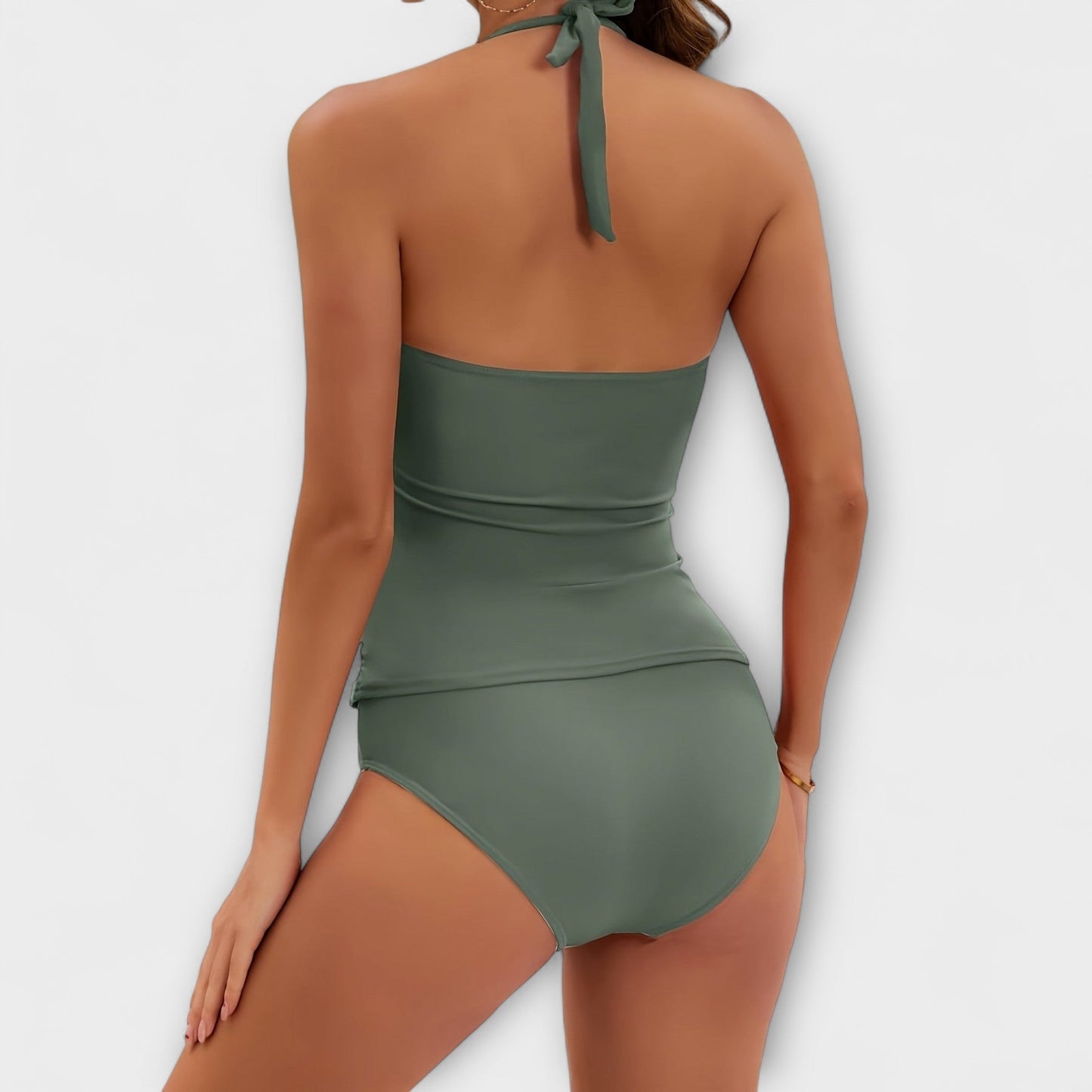 Trendy Halter Neck Swimsuit