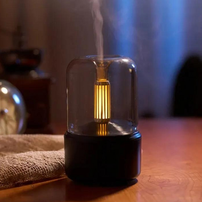 Compact Travel Aroma Diffuser with LED Nightlight - Luxivelle