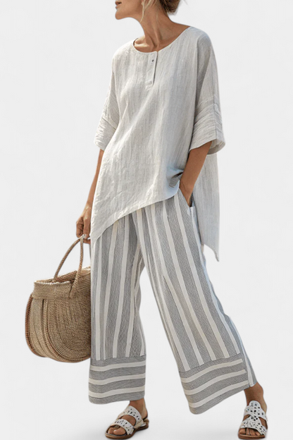 Chic Top and Pants Set for Women - Luxivelle