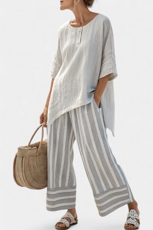 Chic Top and Pants Set for Women - Luxivelle