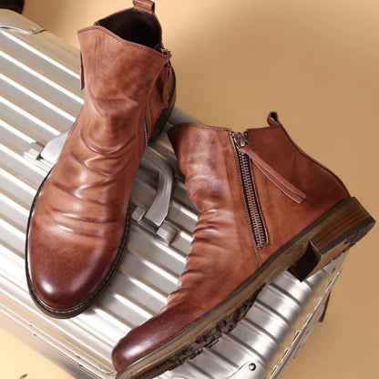Comfortable Lace Up Ankle Boots for Men