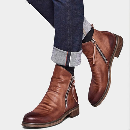 Comfortable Lace Up Ankle Boots for Men