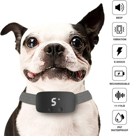 Effective Stop Bark Dog Collar - Rechargeable Waterproof Trainer