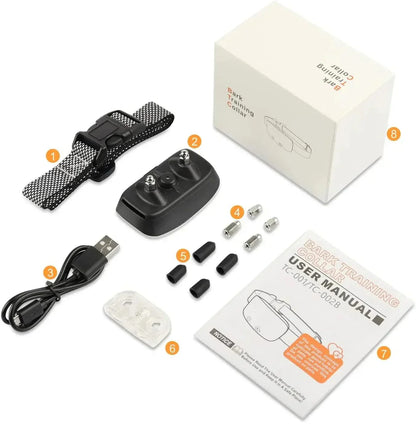 Effective Stop Bark Dog Collar - Rechargeable Waterproof Trainer