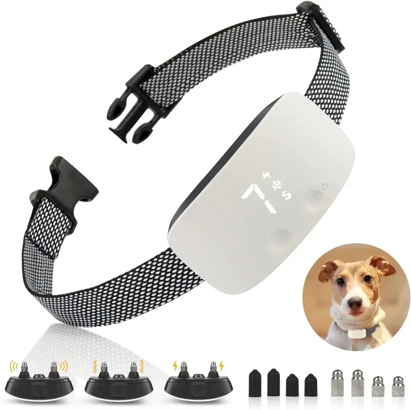 Effective Stop Bark Dog Collar - Rechargeable Waterproof Trainer