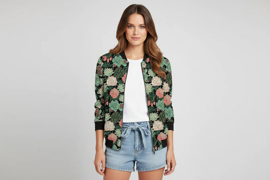 Colorful Zip Up Hoodie Jacket - Luxivelle