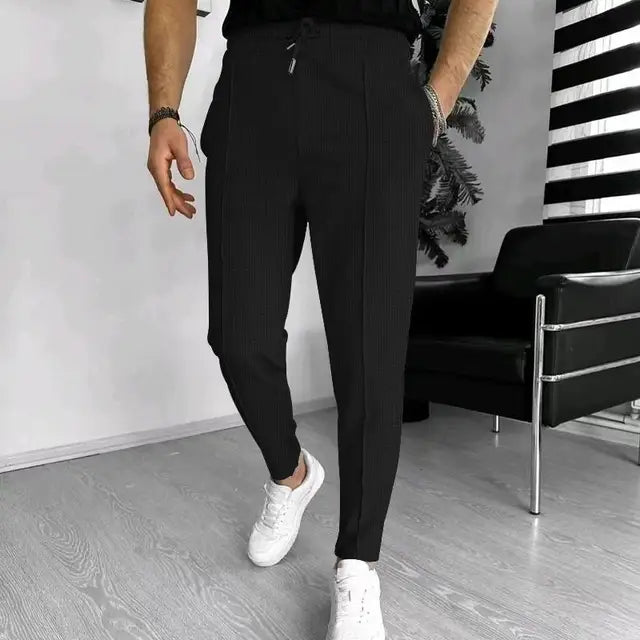 Relaxed Fit Cotton Jogger Pants - Luxivelle