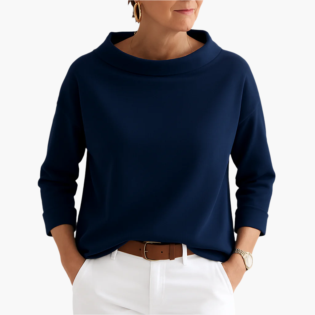 Aveline | Elegant Women’s Stand Collar Top 7