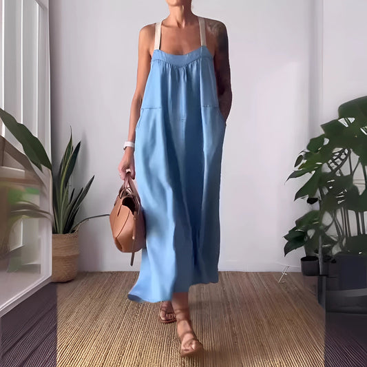 Casual Lightweight Summer Dress - Luxivelle