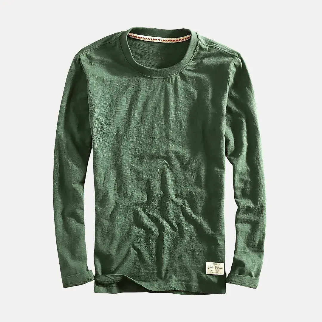 Relaxed Fit Mens Long Sleeve Tee Shirt