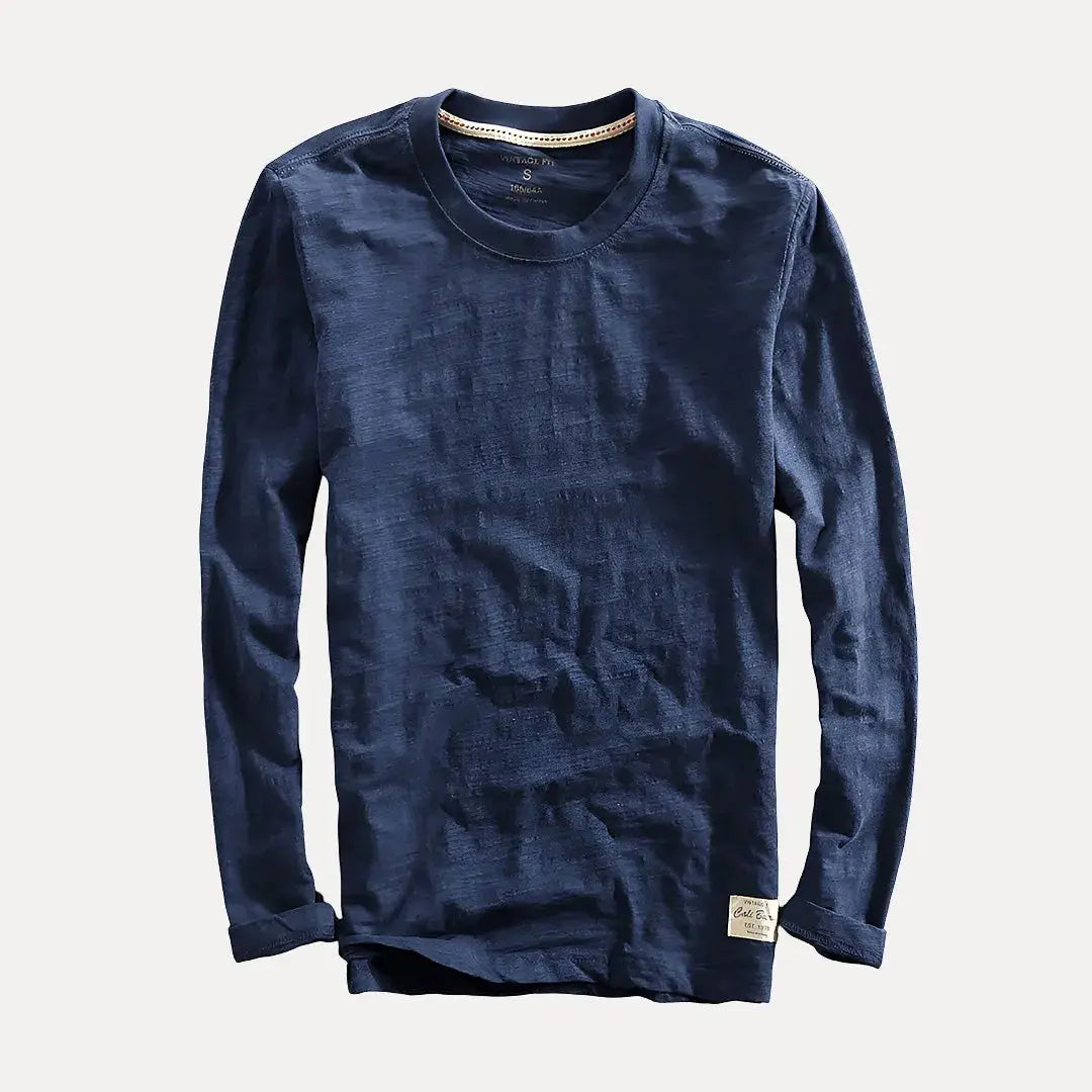 Relaxed Fit Mens Long Sleeve Tee Shirt