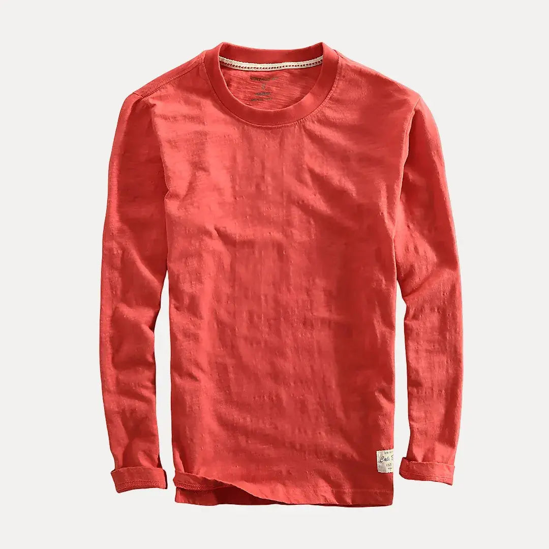 Relaxed Fit Mens Long Sleeve Tee Shirt