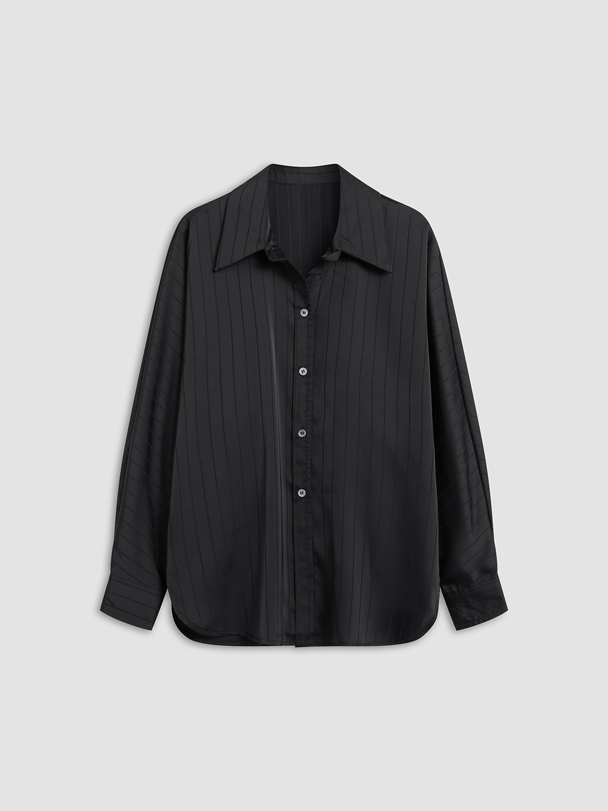 Ladies Loose Fit Casual Button Shirt