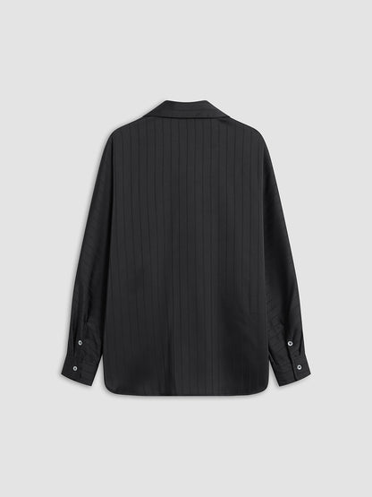 Ladies Loose Fit Casual Button Shirt