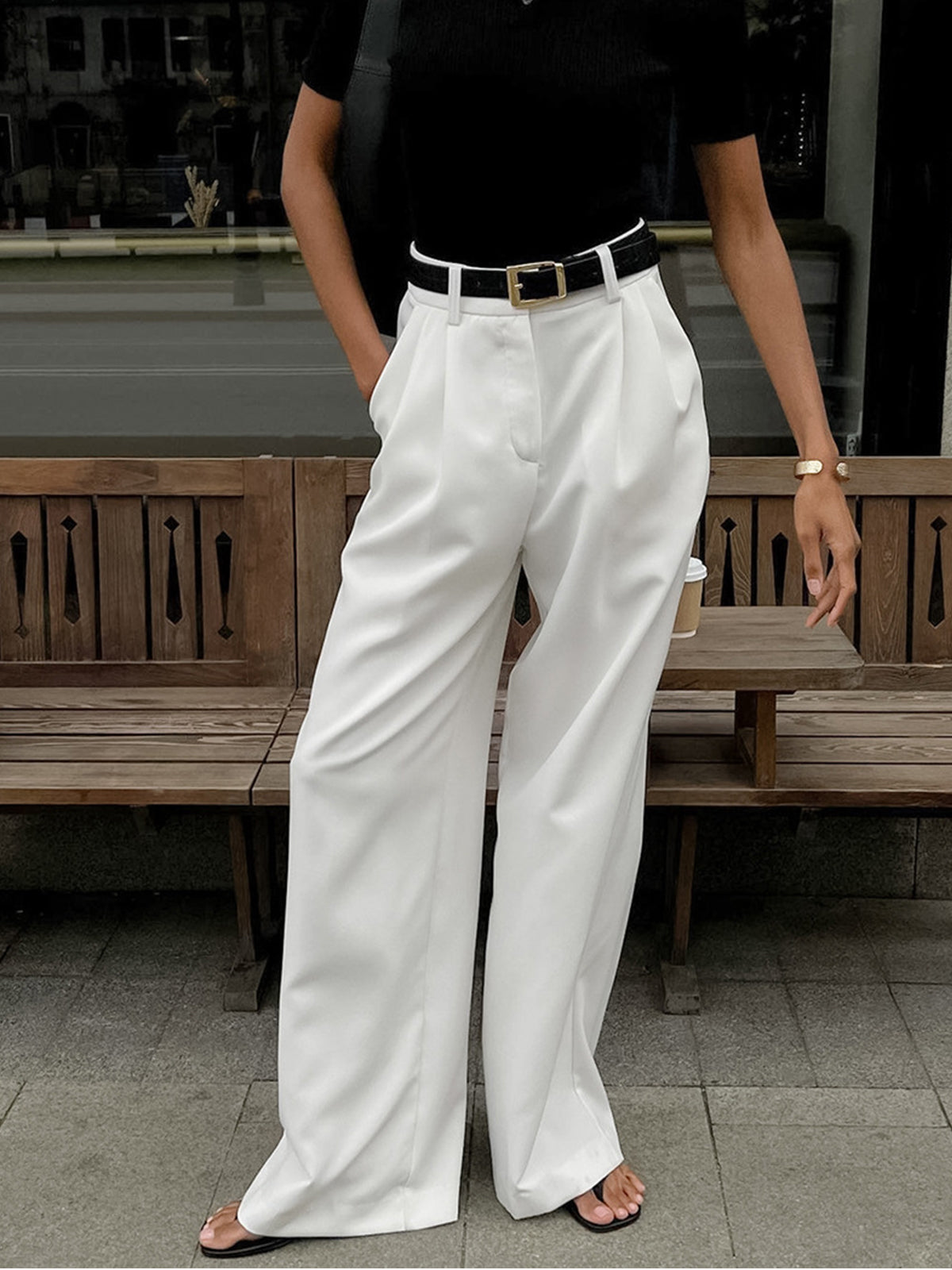 Comfortable Loose Fit Women's Work Pants