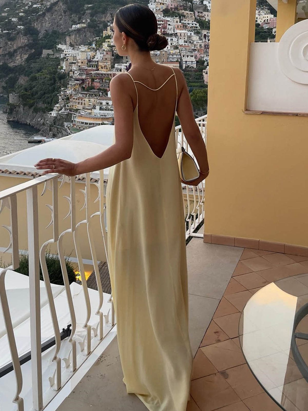 Vibrant Beach Long Evening Dress