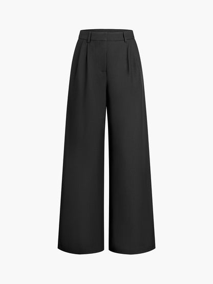 Comfortable High Waisted Wide Leg Women's Summer Pants