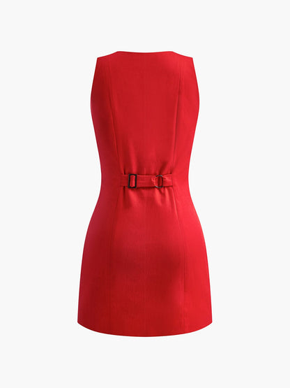Red Off The Shoulder Mini Dress
