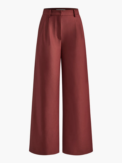 Comfortable High Waisted Wide Leg Women's Summer Pants
