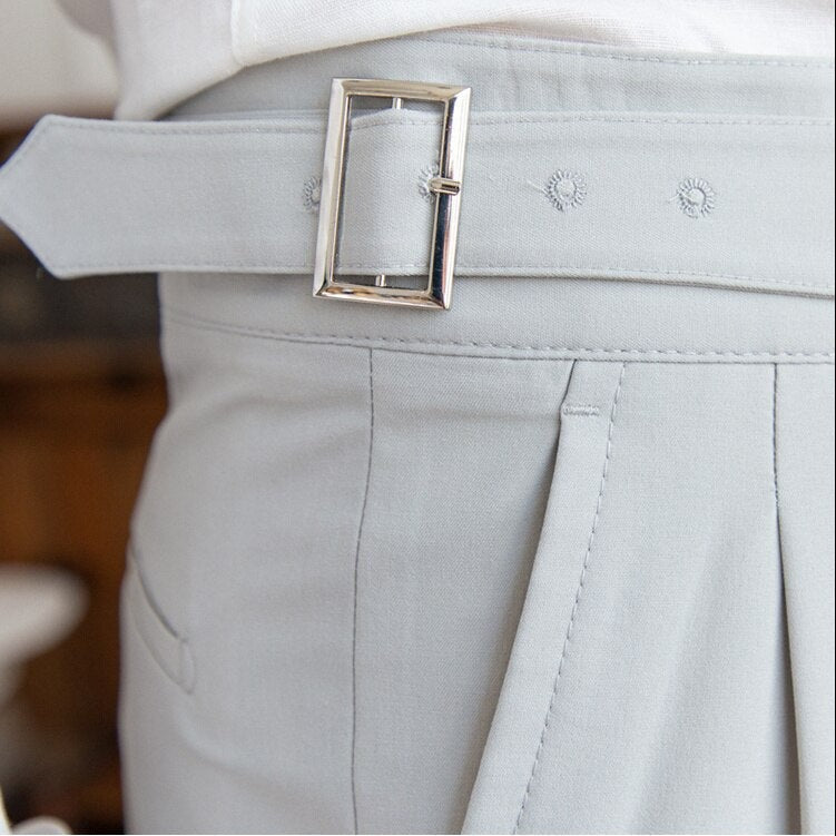 Classic Fit Straight Leg Men's Pants