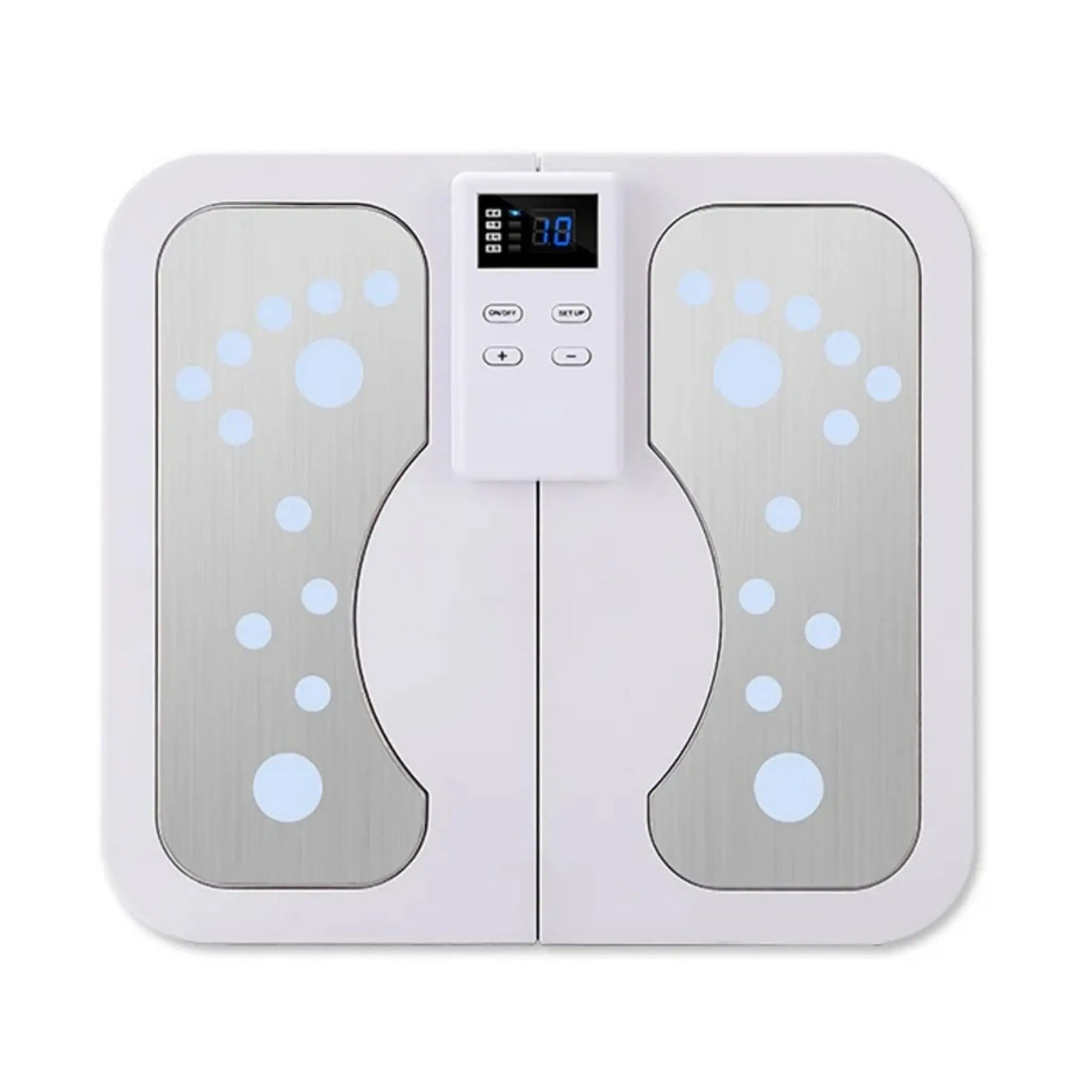 Electric Heated Foot Massager Pad with Massage Therapy - Luxivelle