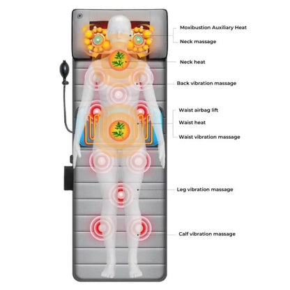 Relaxing Shiatsu Massage Mat with Soothing Heat Function