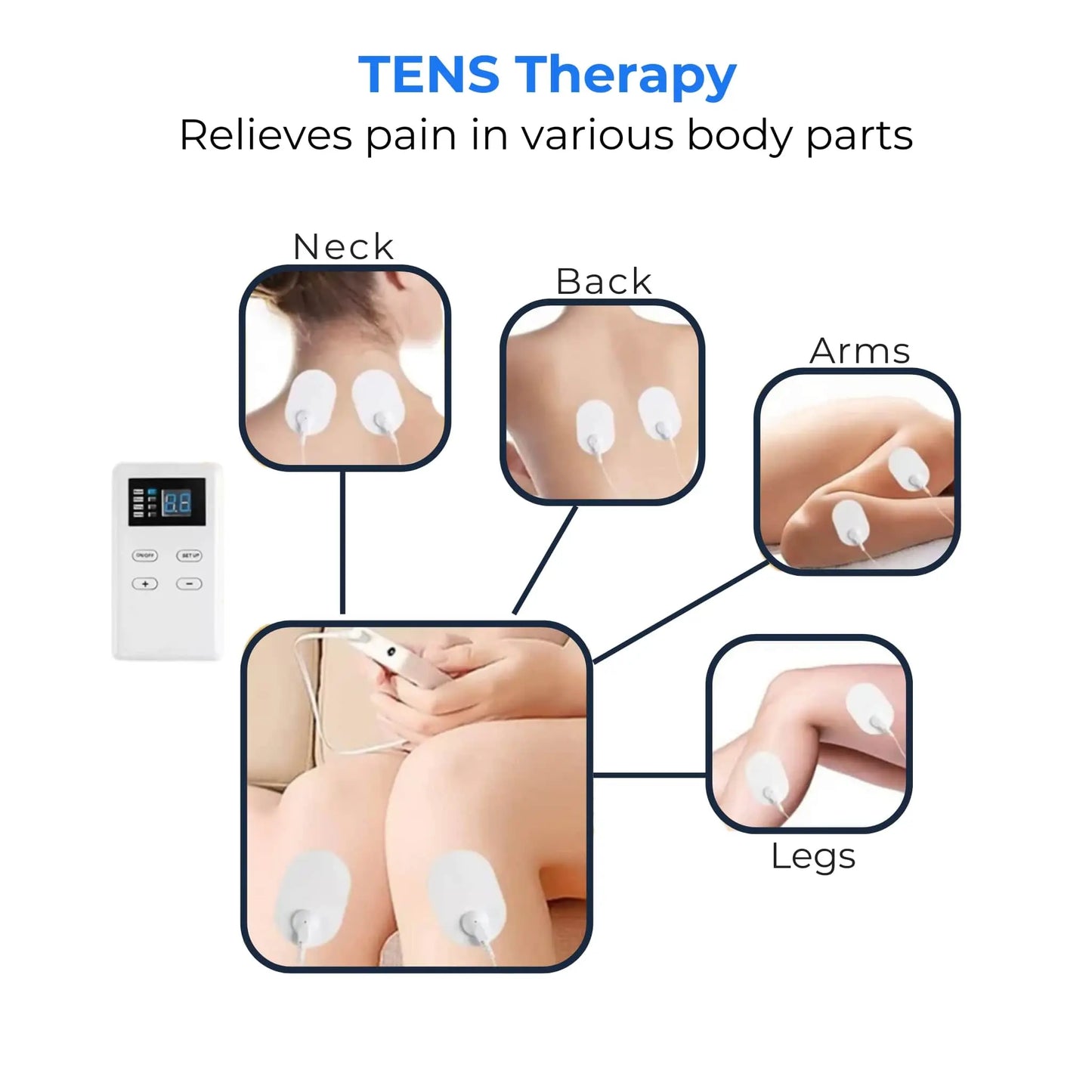Electric Heated Foot Massager Pad with Massage Therapy