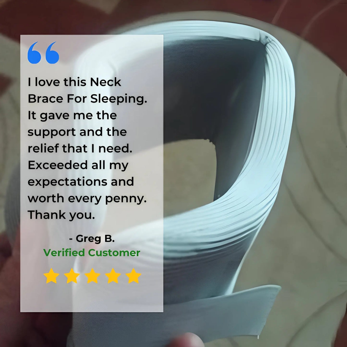 Comfortable Cervical Collar for Neck Pain Support
