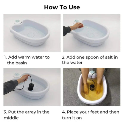 Relaxing Foot Spa Detox with Warm Heat Function