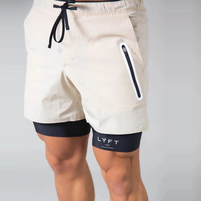 Breathable Athletic Men's Convertible Running Shorts