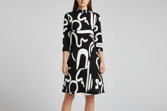 Classic Ladies Crew Neck Dress - Luxivelle